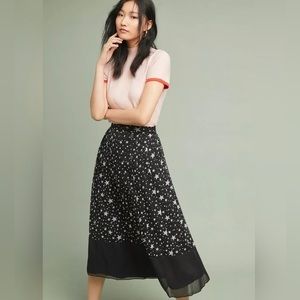 Anthropologie Celestial Star Skirt by Ranna Gill